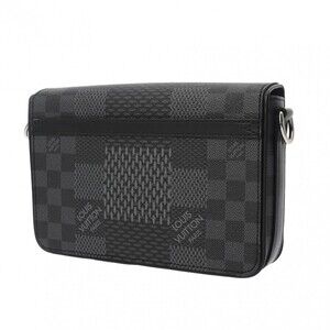 Louis Vuitton Studio Damier Gray Graphite Bag Shoulder Black Messenger